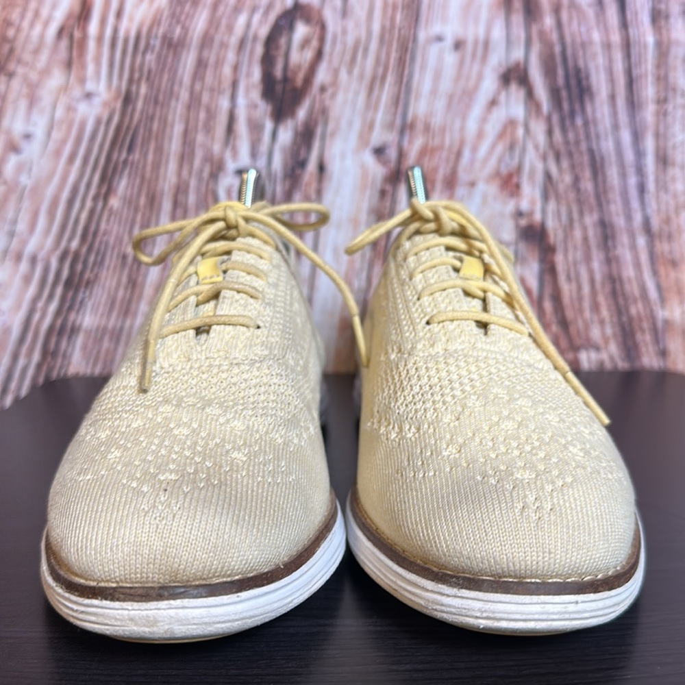 Cole Haan Grand OS Original Grand Knit Wing Tip Oxfords Womens Sz 9.5B - Picture 3 of 10